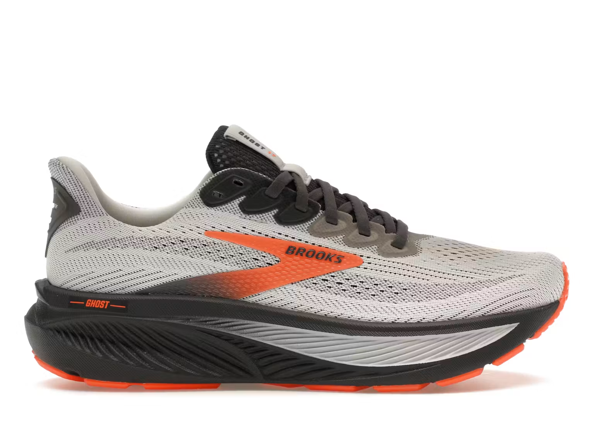 Brooks Ghost 17 Oyster Mushroom Orange Ebony